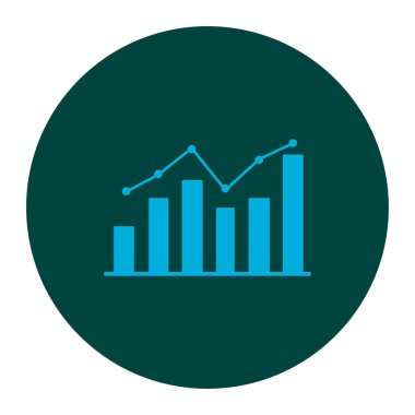 simge vektörleri grafik, mavi renk ve yuvarlak tasarım