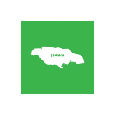 Jamaika ülke haritası simgesi