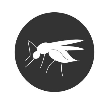 Sivrisinek hayvanının simge vektörleri