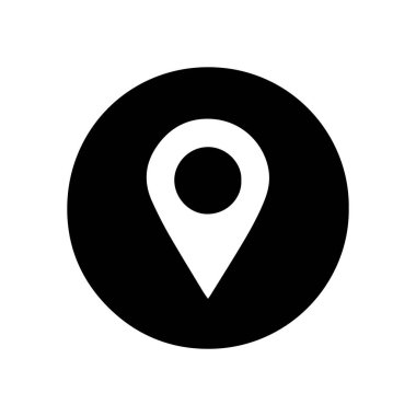 konum noktası ikon vektörleri tasarımı