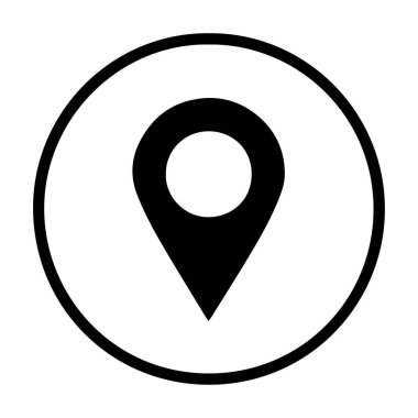 konum noktası ikon vektörleri tasarımı