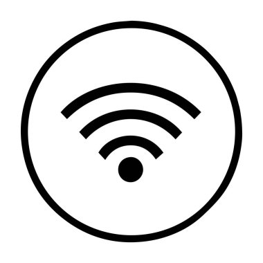 ağ sinyal vektör illüstrasyonu