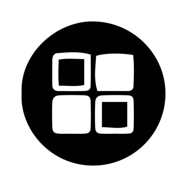 Vektörler siyah ve beyaz kutu dizayn ederler