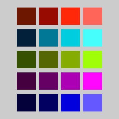 Renk simgesi vektörlerini resmetComment