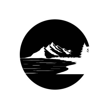 Arka planda geceleri bir sıra dağ görebilirsiniz.