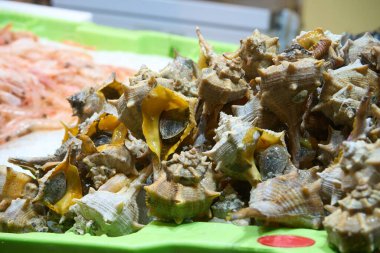 fresh sea fish in the market.