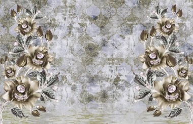 3d Yüksek Dekorasyon Arka Plan Duvar Kağıdı