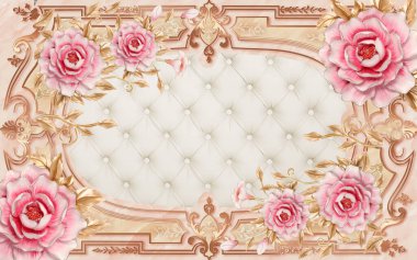 3d Yüksek Dekorasyon Arka Plan Duvar Kağıdı