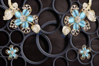 3d Yüksek Dekorasyon Arka Plan Duvar Kağıdı