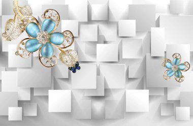 3d Yüksek Dekorasyon Arka Plan Duvar Kağıdı