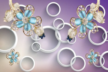 3d Yüksek Dekorasyon Arka Plan Duvar Kağıdı