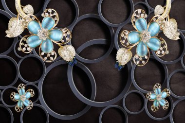 3d Yüksek Dekorasyon Arka Plan Duvar Kağıdı