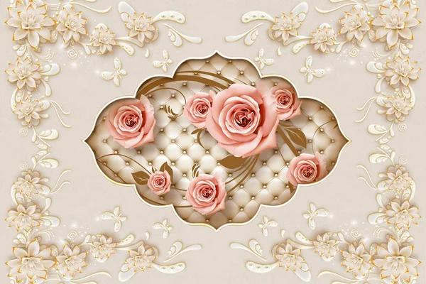 3d Yüksek Dekorasyon Arka Plan Duvar Kağıdı