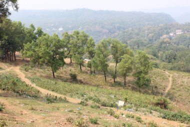 Jaflon, Sylhet, Bangladeş 'in güzel manzarası, sizi karşılayan ilk manzara yeşil çay bahçeleri ve sık ormanlarla kaplı yuvarlanan tepelerin görkemli genişliğidir..