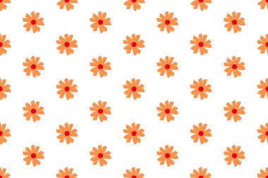 Tekstil veya yazdırma işleri için çiçek biçimli doğa deseni tasarımı