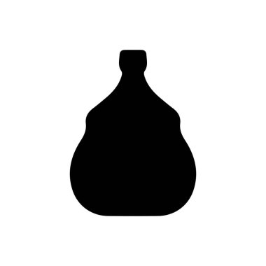 Yapılandırma şişesi siluet simgesi tasarımı