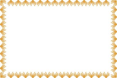 Dekoratif sınır çerçeve tasarımı