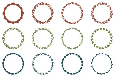 Çember dekoratif çerçeve dizaynı