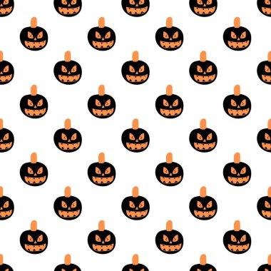 Cadılar Bayramı kabağı yüzey deseni tasarımı