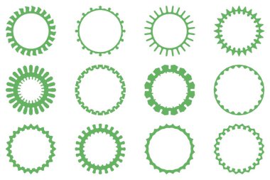 Dekoratif süs çerçeve dizaynı
