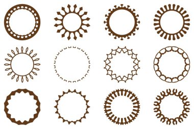 Dekoratif süs çerçeve dizaynı