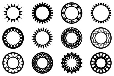 Dekoratif süs çerçeve dizaynı