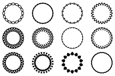 Dekoratif süs çerçeve dizaynı