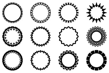 Dekoratif süs çerçeve dizaynı