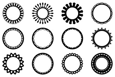 Dekoratif süs çerçeve dizaynı