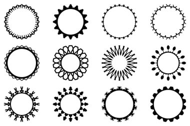 Dekoratif süs çerçeve dizaynı