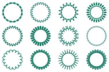 Dekoratif süs çerçeve dizaynı