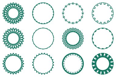 Dekoratif süs çerçeve dizaynı