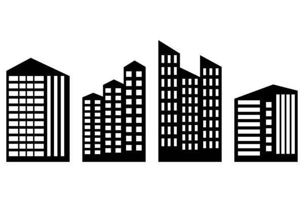 Urban tall building icon design