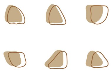 Organik damlacık şekli tasarımı