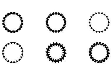 Dekoratif süs çerçeve dizaynı
