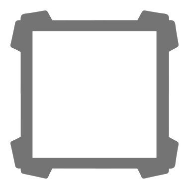 Dekoratif süs çerçeve dizaynı