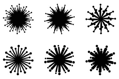 Basit Havai fişek Çizim Tasarımı