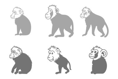 Basit Babun Çizim Dizaynı