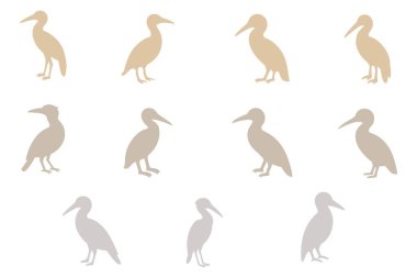 Gannet Siluet Simgesi Tasarımı