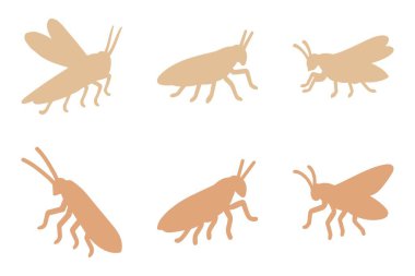 Çekirdek Silüeti Simgesi Set Tasarımı