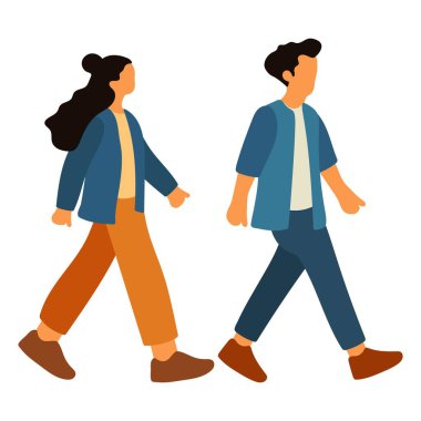 Yürüyen Resimler Düz Tasarım