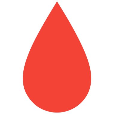 kırmızı kan damlaları simgesi