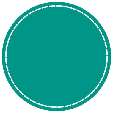 tire kenarlık tasarım ögesiyle daire