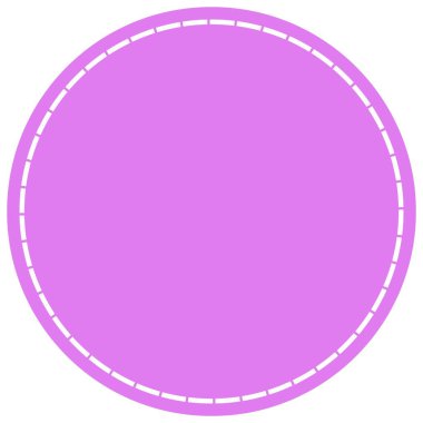 tire kenarlık tasarım ögesiyle daire