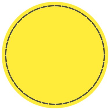 tire kenarlık tasarım ögesiyle daire