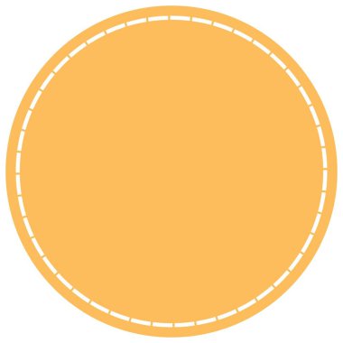 tire kenarlık tasarım ögesiyle daire