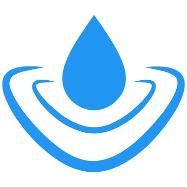 mavi su damlası simgesi