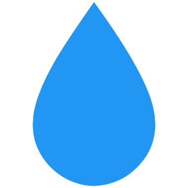 mavi su damlası simgesi