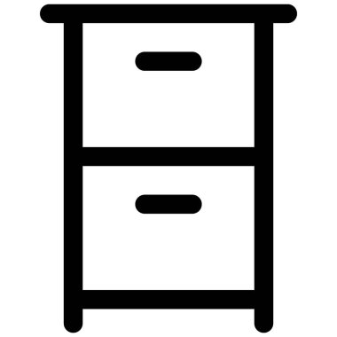 yatak kenarı masa simgesi