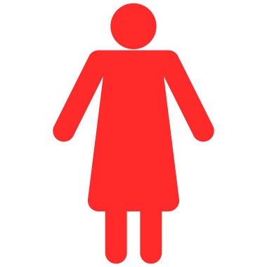 Kadın imzasının basit tasarım vektörü